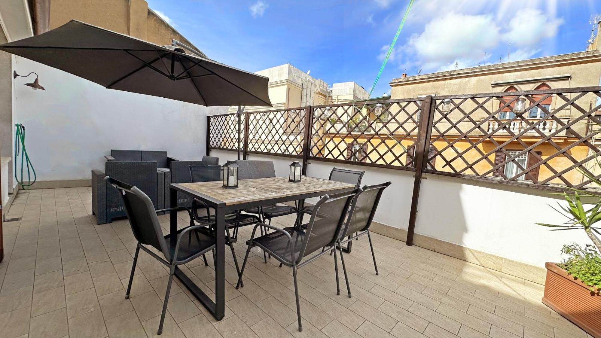 Rome Apartment With Terrace Autonomous Eksteriør bilde